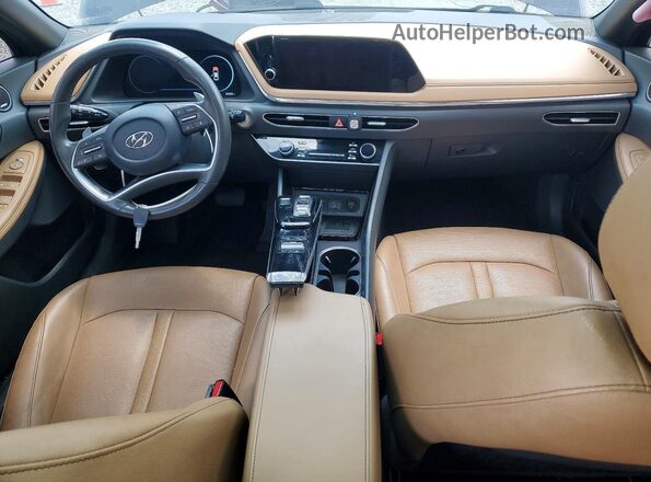 KMHL34J24NA179507 2022 HYUNDAI SONATA Черный Вид щитка приборов