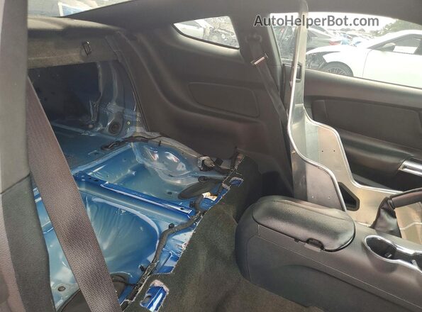 1FA6P8CF2G5321805 2016 FORD MUSTANG Blue Вид задньої частини салону