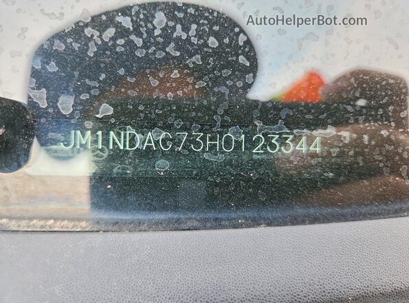 JM1NDAC73H0123344 2017 MAZDA MX-5 Black Вид наклейки з VIN-кодом
