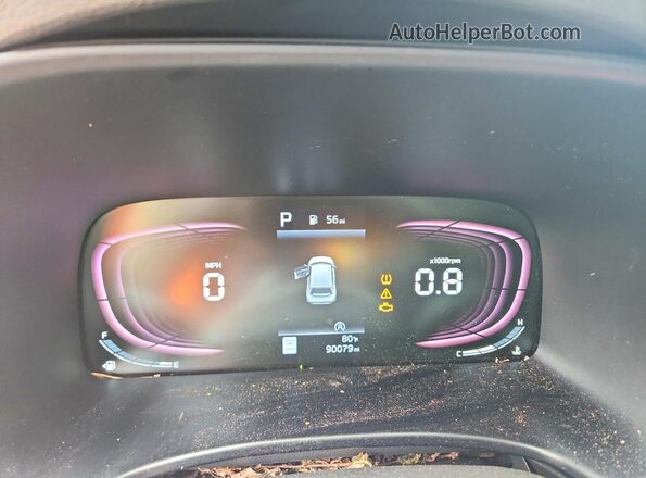 KNDJ23AU8R7231363 2024 KIA SOUL Red Instrument cluster view