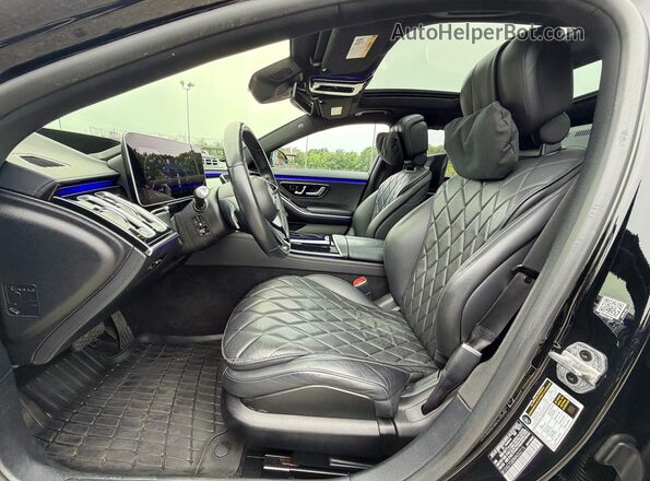 W1K6G7GB8MA052715 2021 MERCEDES-BENZ S Black Widok naklejki z numerem VIN