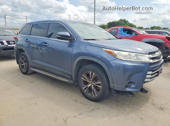 5TDZZRFH1KS329496 2019 TOYOTA HIGHLANDER Blue Դիմացի տեսք