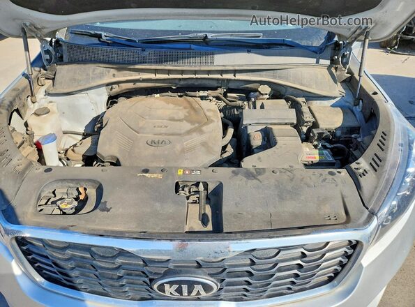 5XYPGDA5XLG614693 2020 KIA SORENTO Silver VIN կոդի պիտակի տեսք