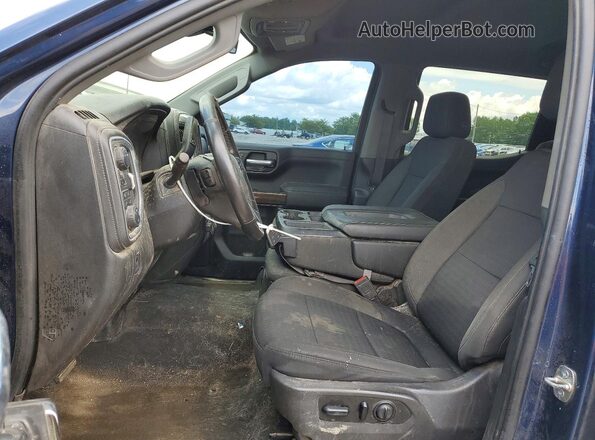 1GCUYEET2MZ264199 2021 CHEVROLET SILVERADO Blue წინა პანელის ხედი