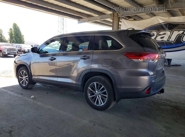 5TDJGRFH7JS050765 2018 TOYOTA HIGHLANDER Gray Rear right