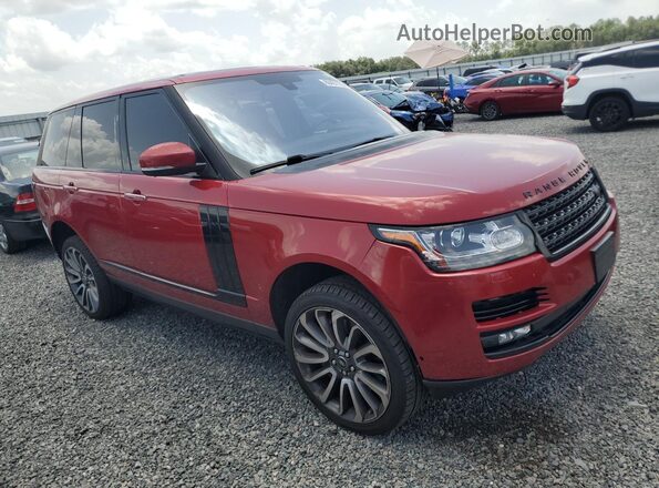 SALGV2EF2GA255500 2016 LAND ROVER RANGE Red Вид спереду