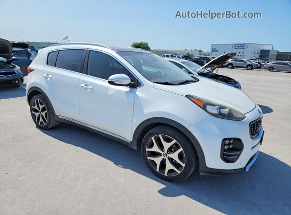 KNDPR3A68H7259735 2017 KIA SPORTAGE Белый Вид спереди