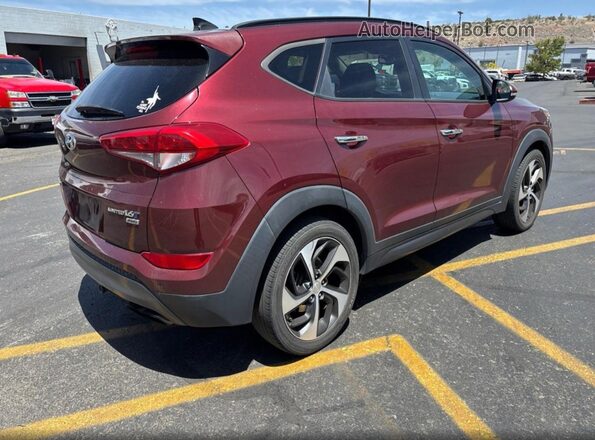 KM8J3CA22GU079540 2016 HYUNDAI TUCSON Красный Вид спереди