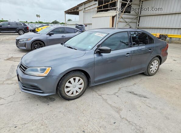3VW267AJ4GM297320 2016 VOLKSWAGEN JETTA Gray Rear left