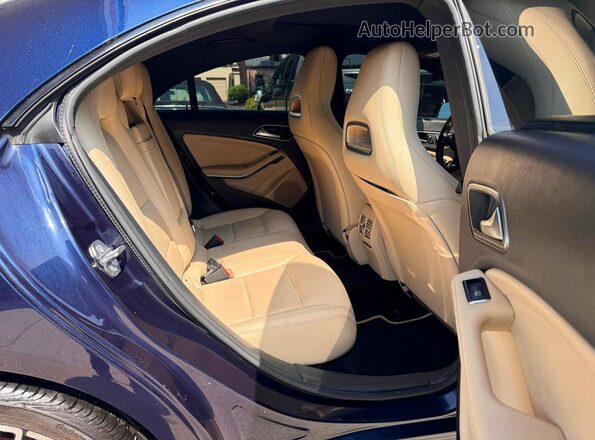 WDDSJ4EB1JN663143 2018 MERCEDES-BENZ CLA-CLASS Синий Вид сзади