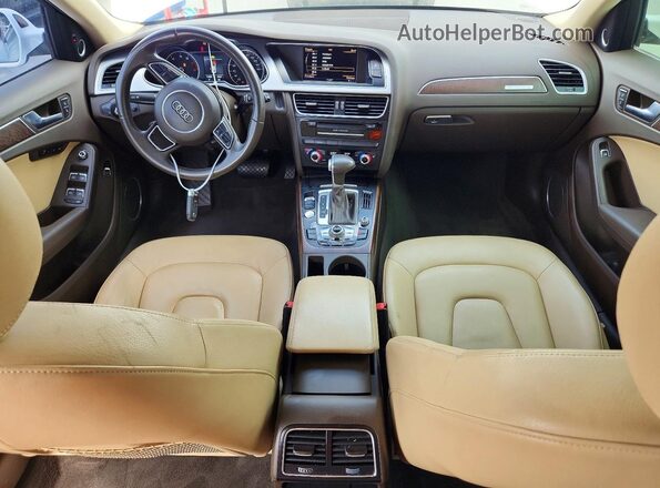 WAUFFAFL1GN007758 2016 AUDI A4 White Вид щитка приладів