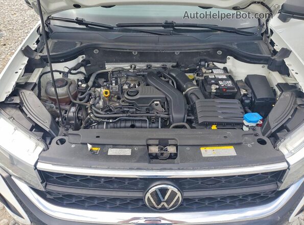 3VVDX7B28PM320518 2023 VOLKSWAGEN TAOS White VIN կոդի պիտակի տեսք