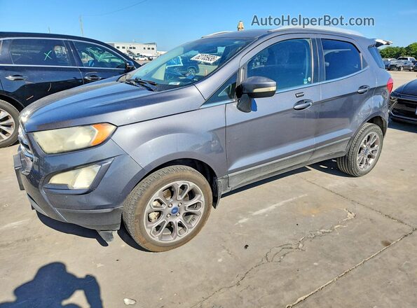 MAJ6P1WL6JC171287 2018 FORD ECOSPORT Gray Rear left