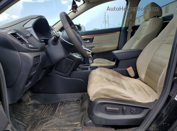 7FARW1H52HE022112 2017 HONDA CR-V Black Vista del salpicadero