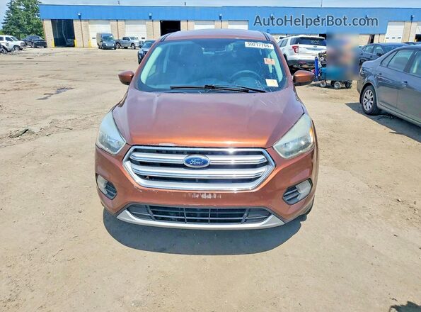 1FMCU9GDXHUC03007 2017 FORD ESCAPE Оранжевый Вид сзади