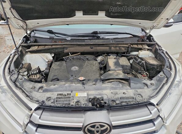 5TDKZRFH5KS572455 2019 TOYOTA HIGHLANDER Белый Вид наклейки с VIN-кодом