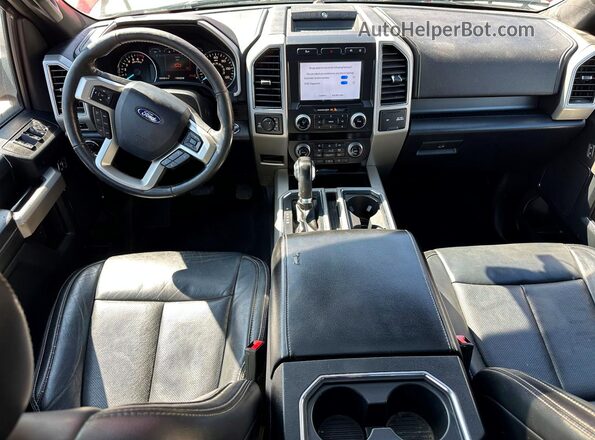 1FTEW1E43LFB62888 2020 FORD F150 Red წინა სალონის ხედი