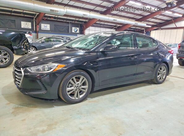 5NPD84LF0HH074924 2017 HYUNDAI ELANTRA Black Rear left