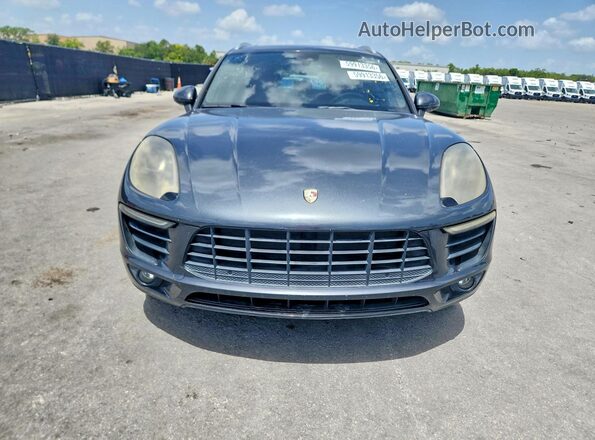 WP1AB2A51HLB14120 2017 PORSCHE MACAN Gray Rear view