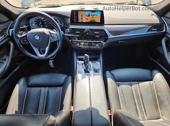 WBAJA7C38HG904016 2017 BMW 5 SERIES Black Вид щитка приладів