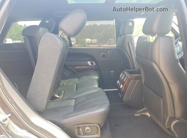 SALGS5FE1HA362653 2017 LAND ROVER RANGE ROVER Black Вид задньої частини салону
