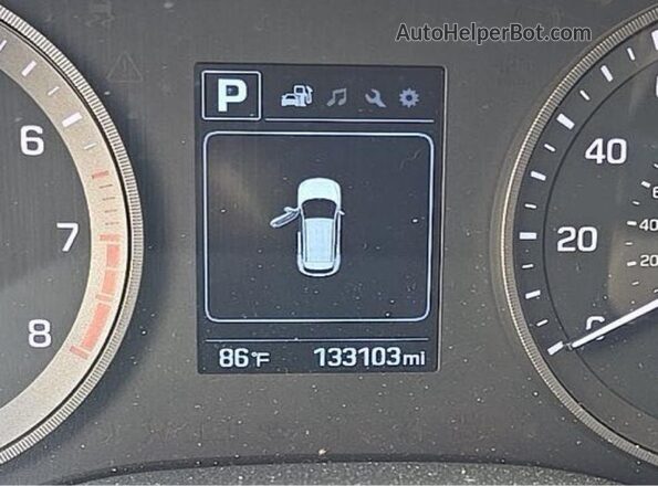 KM8J33A25HU513628 2017 HYUNDAI TUCSON White ხელსაწყოთა პანელის ხედი