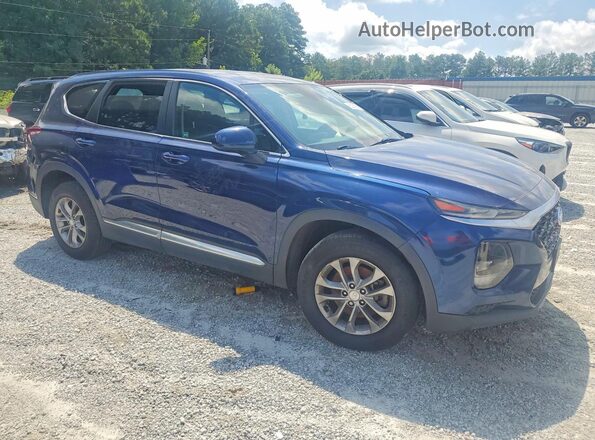 5NMS23AD8KH048080 2019 HYUNDAI SANTA FE Blue Вид спереду