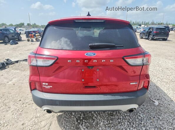 1FMCU9G69LUB31954 2020 FORD ESCAPE Red წინა სალონის ხედი