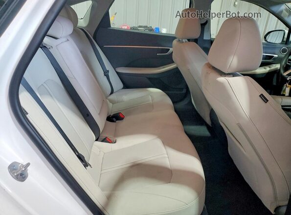 KMHL64JA1SA489382 2025 HYUNDAI SONATA White Հետևի նստատեղերի տեսք