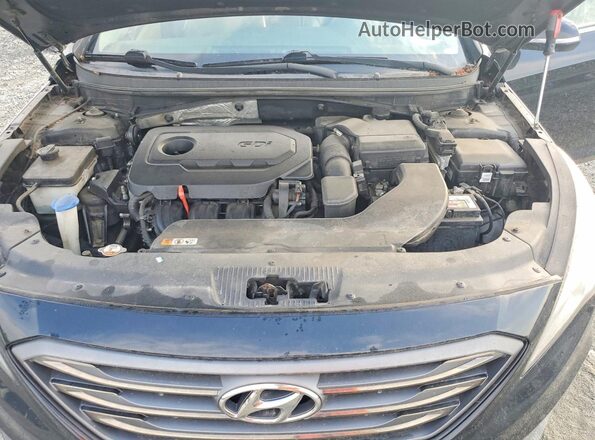 5NPE34AF6GH310464 2016 HYUNDAI SONATA Black Շարժիչի բաժամունքի տեսք