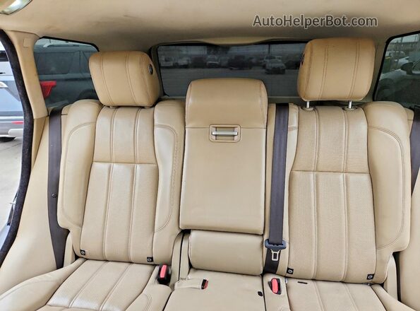 SALGS2EF7GA286850 2016 LAND ROVER RANGE Black Rear interior view