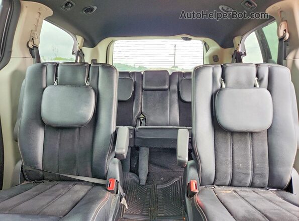 2C4RDGCG2HR825195 2017 DODGE CARAVAN Black Rear interior view