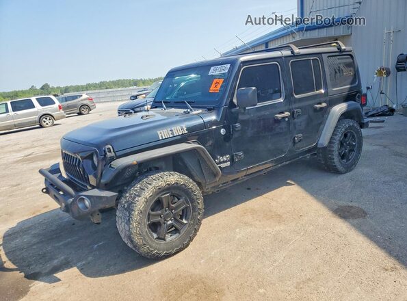 1C4HJXDN7JW283462 2018 JEEP WRANGLER Black Rear left
