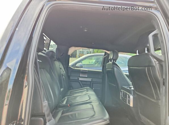 1FTEW1E44LFA26544 2020 FORD F150 Black უკანა სალონის ხედი