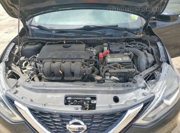 3N1AB7APXKY229039 2019 NISSAN SENTRA Black Շարժիչի բաժամունքի տեսք