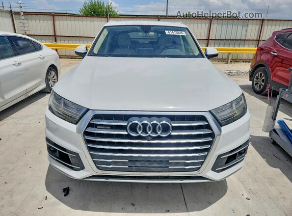 WA1LAAF76HD004993 2017 AUDI Q7 White Вид ззаду