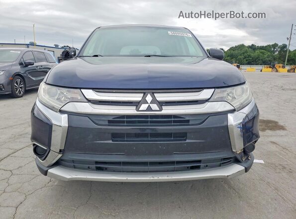 JA4AZ3A34GZ049951 2016 MITSUBISHI OUTLANDER Синий Вид сзади
