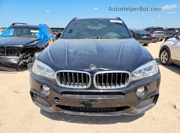 5UXKR2C54J0Z17525 2018 BMW X5 Black უკანა ხედი
