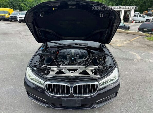 WBA7F2C31HG422888 2017 BMW 7 SERIES Blue Vista del cuadro de instrumentos