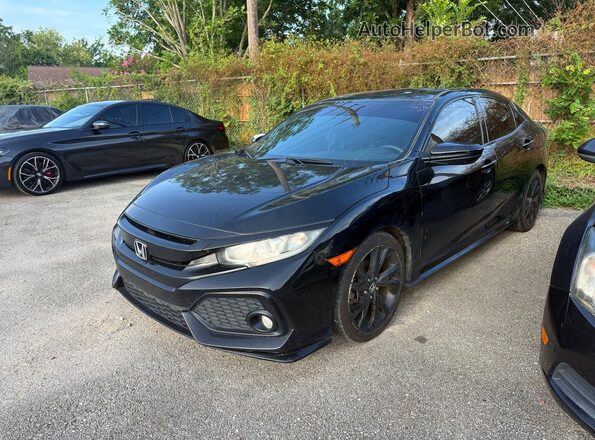 SHHFK7H46HU204690 2017 HONDA CIVIC Black Trasero derecho