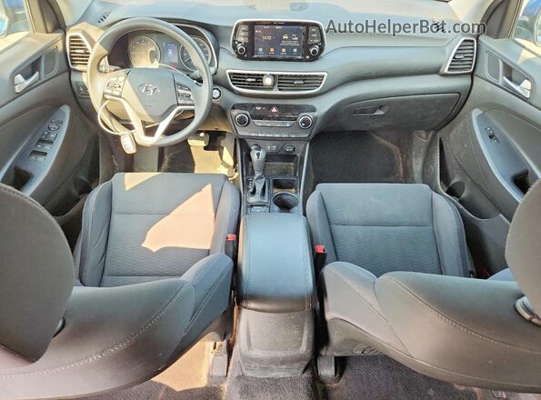 KM8J3CA47LU143289 2020 HYUNDAI TUCSON Blue ხელსაწყოთა პანელის ხედი