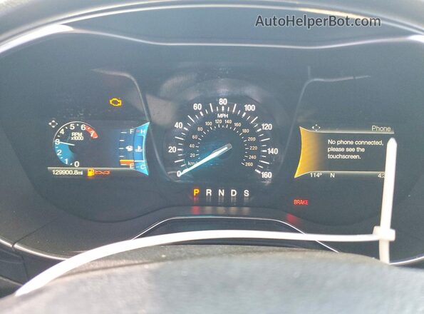 3FA6P0D95JR132063 2018 FORD FUSION Black Հետևի նստատեղերի տեսք