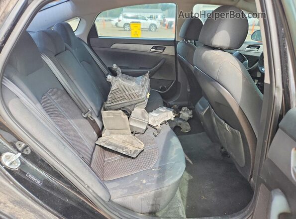 5NPE24AF2KH777098 2019 HYUNDAI SONATA Black Vista interior trasera