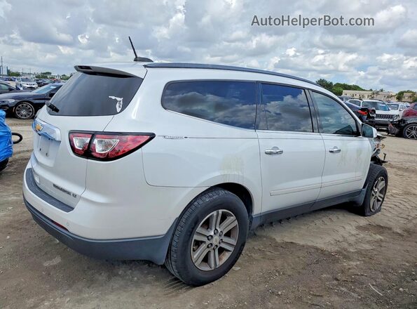 1GNKRHKD8GJ276211 2016 CHEVROLET TRAVERSE Белый Передняя правая четверть