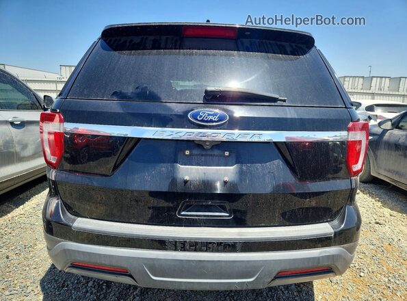 1FM5K7B8XJGC86813 2018 FORD EXPLORER Black Front interior view