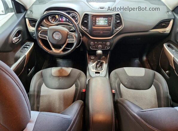 1C4PJMCX7JD501702 2018 JEEP CHEROKEE White Սարքավորումների վահանակի տեսք