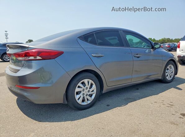 5NPD74LF9JH336979 2018 HYUNDAI ELANTRA Gray Przód prawy