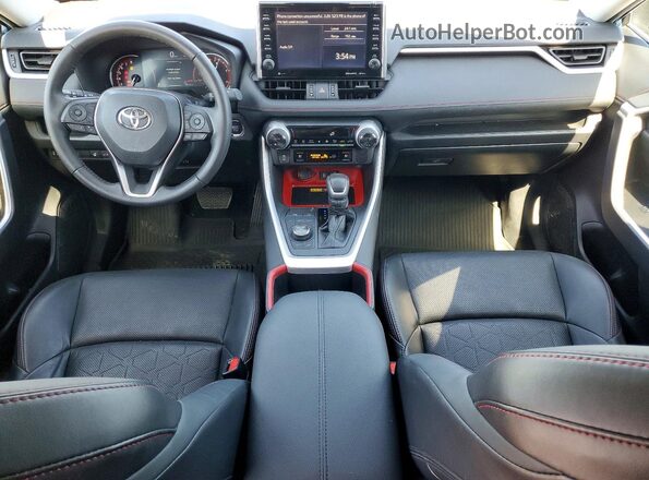 2T3S1RFV8NW316861 2022 TOYOTA RAV4 Blue Instrument cluster view