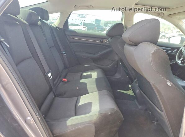 1HGCV3F46JA011396 2018 HONDA ACCORD Gray Սալոնի հետևի տեսք