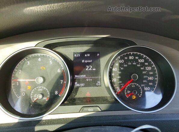 3VWC17AU0HM536800 2017 VOLKSWAGEN GOLF Белый Вид задних сидений